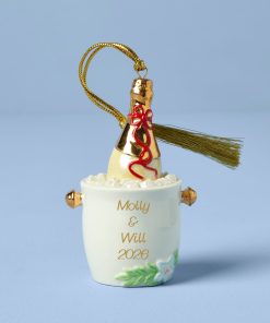 Personalized Champagne Bucket Ornament